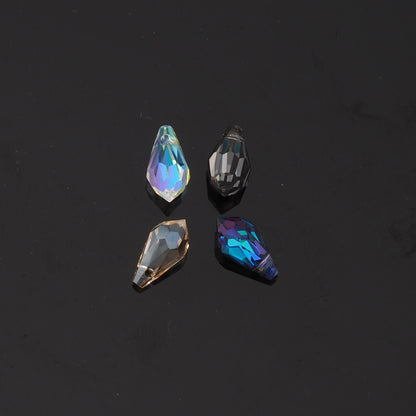 5pcs Teardrop Crystal Pendant Crystal AB Rhinestones for DIY Craft Jewelry Making Supply