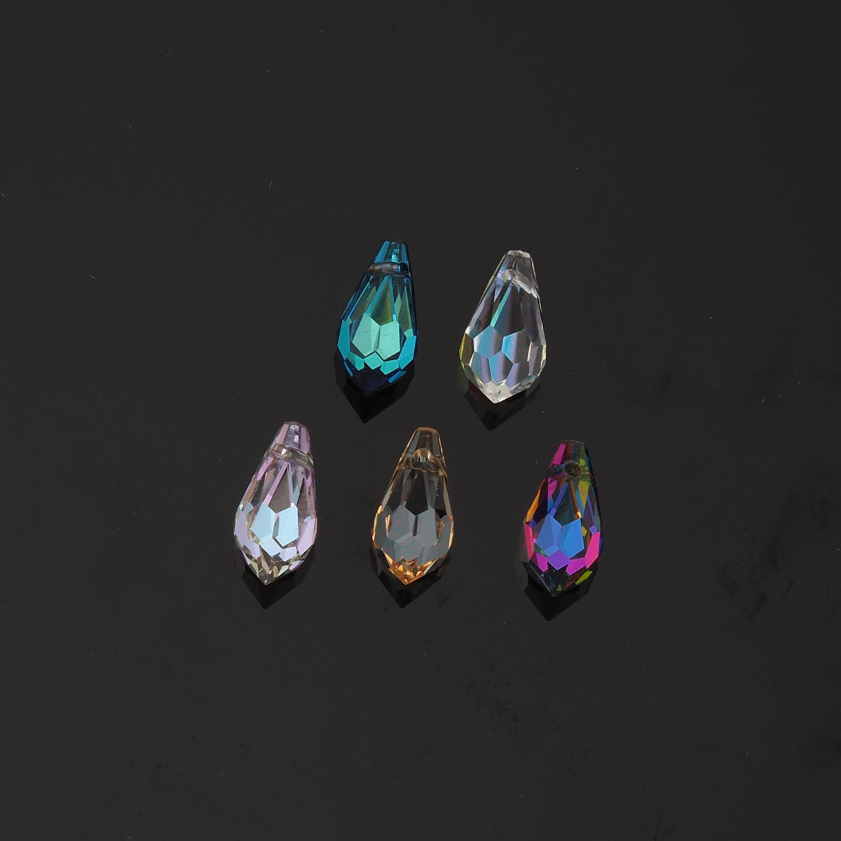 1pcs Teardrop Crystal Pendant Crystal AB Rhinestones for DIY Craft Jewelry Making Supply
