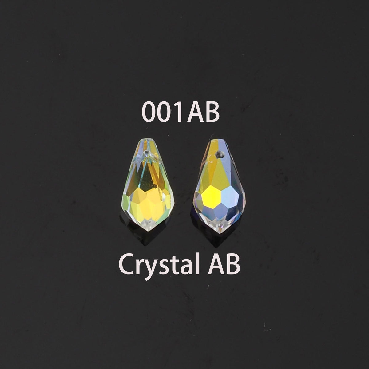 1pcs Teardrop Crystal Pendant Crystal AB Rhinestones for DIY Craft Jewelry Making Supply