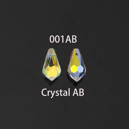 1pcs Teardrop Crystal Pendant Crystal AB Rhinestones for DIY Craft Jewelry Making Supply