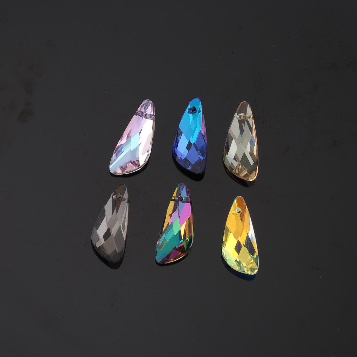 1pcs Wing Crystal Pendant Crystal AB Rhinestones for DIY Craft Jewelry Making Supply