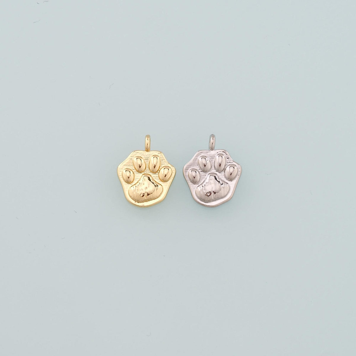 18K Gold Filled Cat Charm Pendant for Jewelry Making