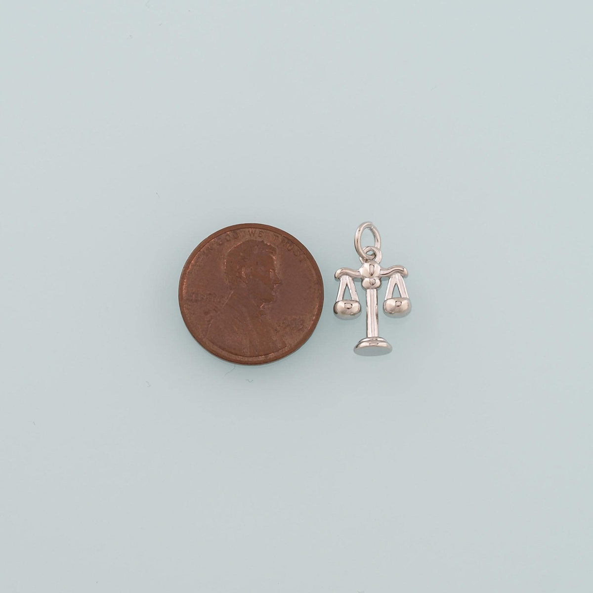 Gold Justice Charms,18K Gold Filled Balance Pendant,Balance Scale Charm Bracelet Necklace for DIY Jewelry Making Supply