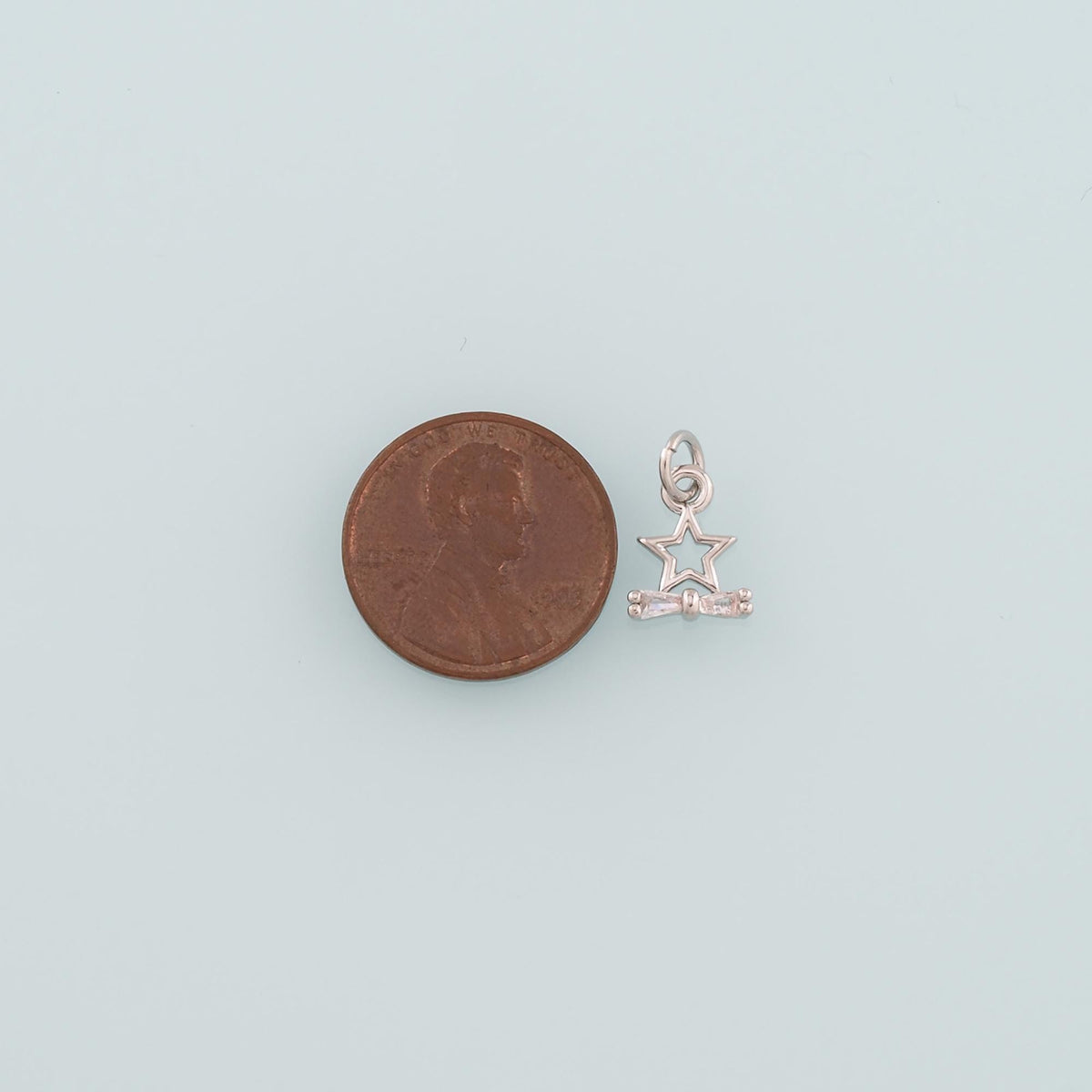 18K Gold Filled Star Charm Pendant for Jewelry Making
