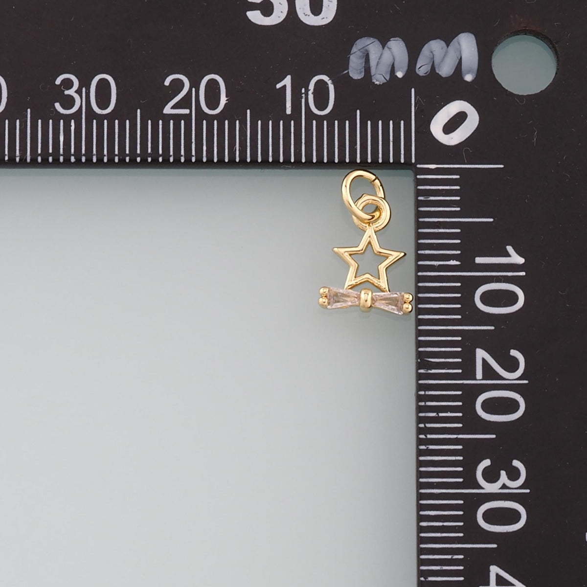 18K Gold Filled Star Charm Pendant for Jewelry Making
