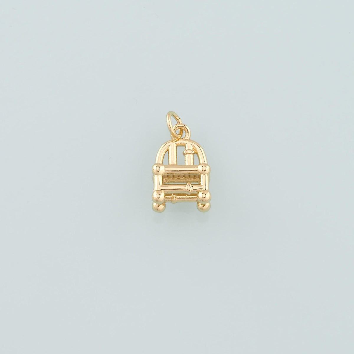18K Gold Filled Charm Pendant for Jewelry Making