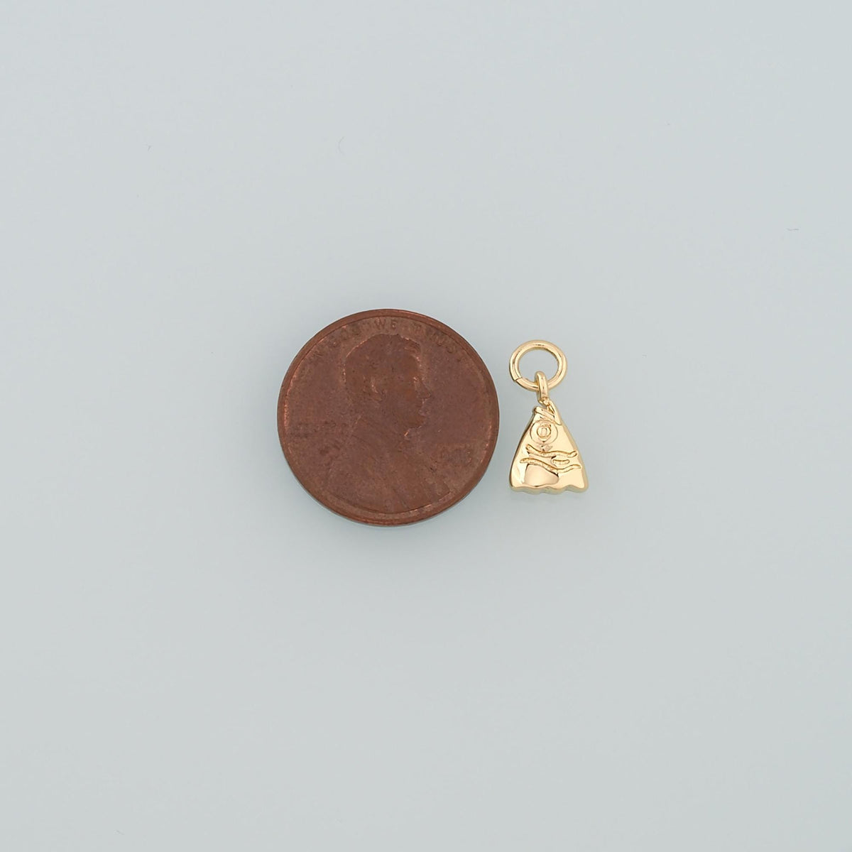 Gold Fish Charms,18K Gold Filled Fish Head Pendant,Dainty Fish Charm Bracelet Necklace for DIY Jewelry Making Supply
