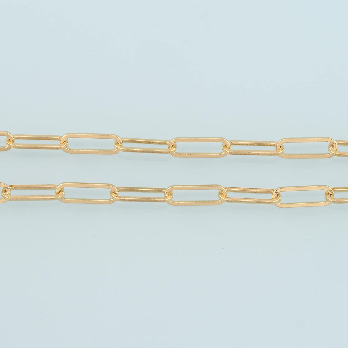 18K Gold Filled Oval Oval Chain 15 mm, 3.28 ft for Jewelry Making