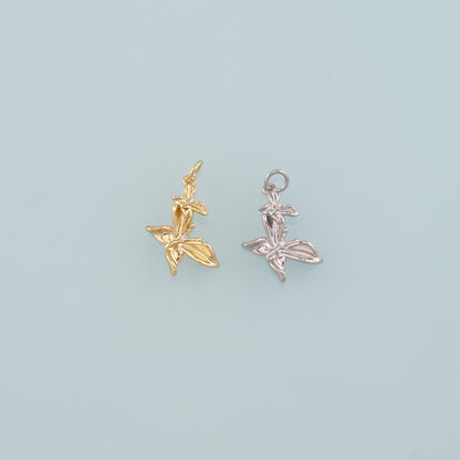Gold Butterfly Charms,18K Gold Filled Butterfly Pendant,CZ Micro Pave Butterfly Charm Bracelet Necklace for DIY Jewelry Makin