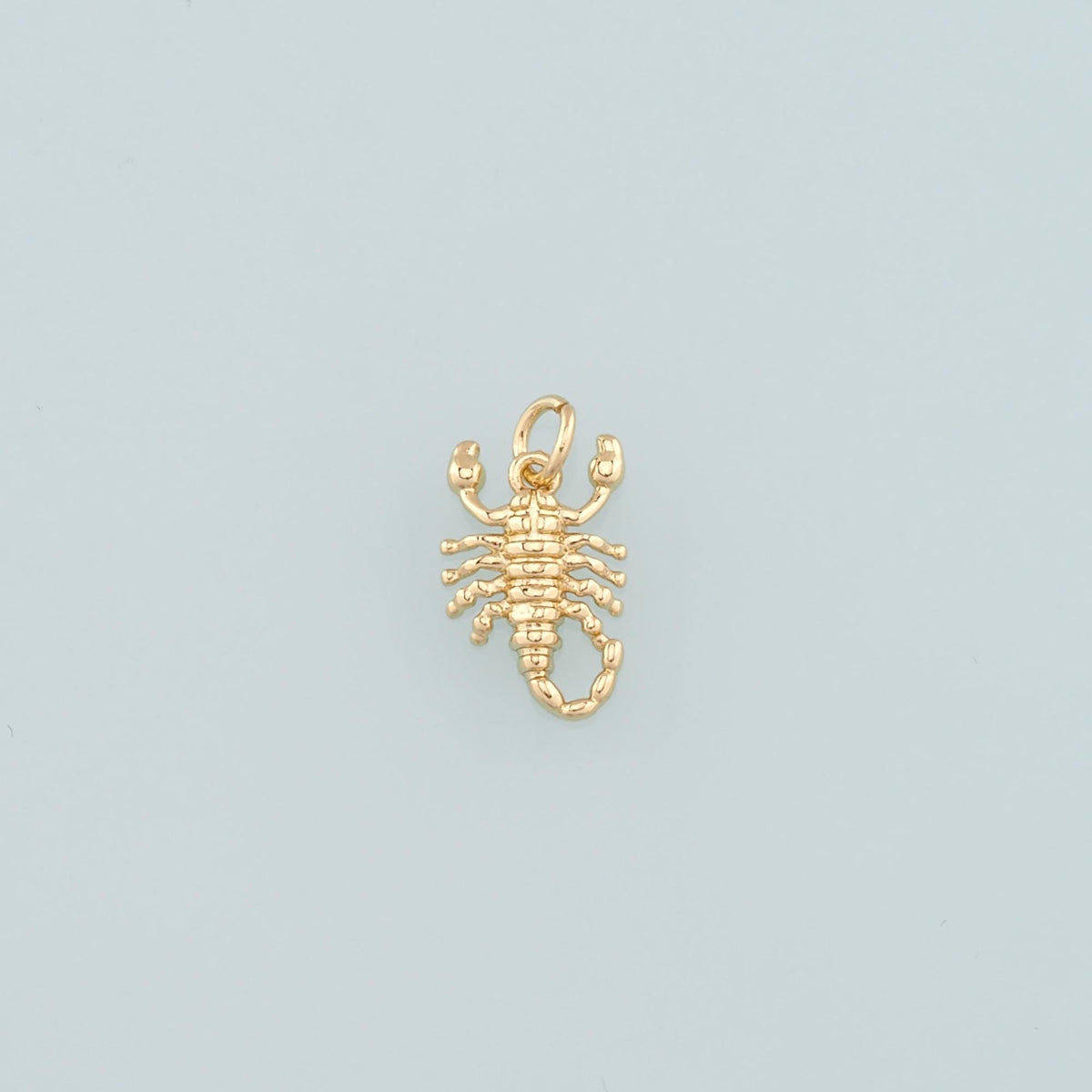 18K Gold Filled Scorpion Pendant,Dainty Scorpion Charm Bracelet Necklace for DIY Jewelry Making Supply