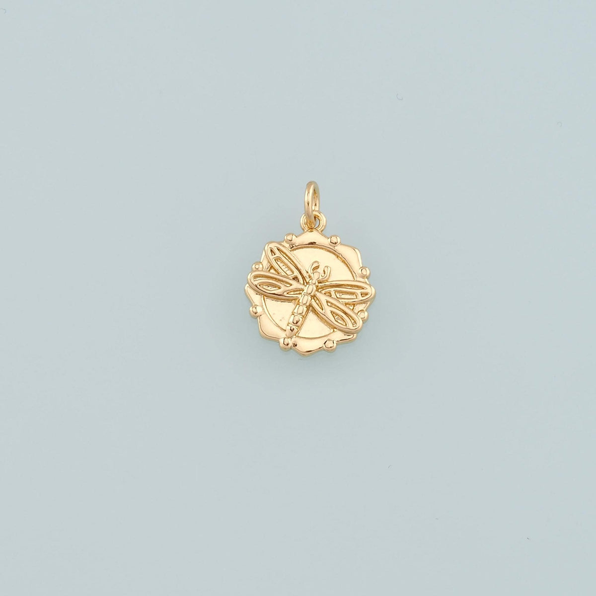 18K Gold Filled Charm Pendant for Jewelry Making