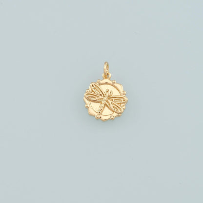 18K Gold Filled Charm Pendant for Jewelry Making