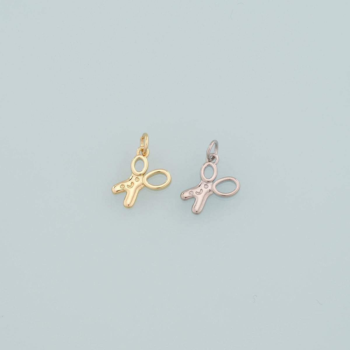 18K Gold Filled Charm Pendant for Jewelry Making