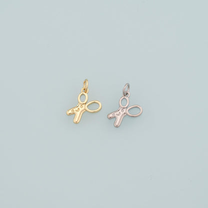 18K Gold Filled Charm Pendant for Jewelry Making