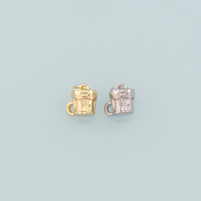 18K Gold Filled Hand Charm Pendant for Jewelry Making