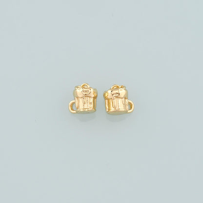 18K Gold Filled Hand Charm Pendant for Jewelry Making