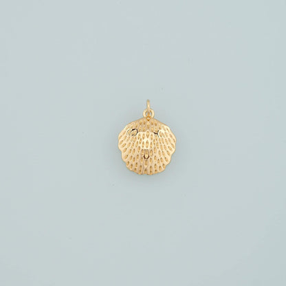 18K Gold Filled Shell Charm Pendant for Jewelry Making