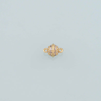 18K Gold Filled Hand CZ Charm Pendant for Jewelry Making