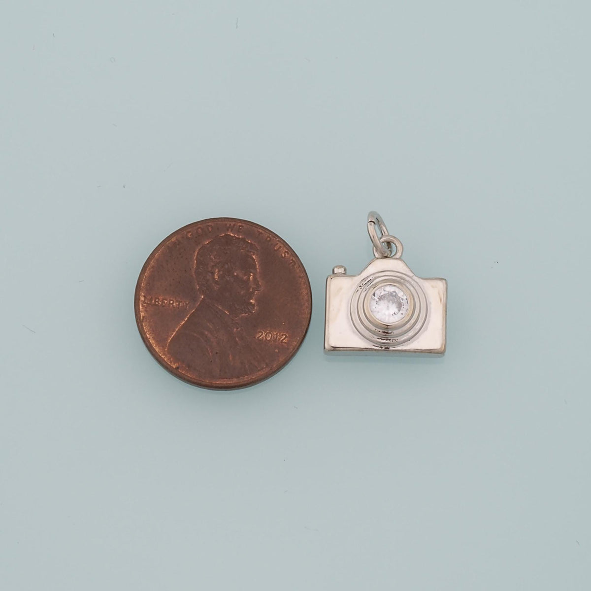 Gold Camera Charms,18K Gold Filled Camera Pendant,Camera Charm Bracelet Necklace for DIY Jewelry Making Supply