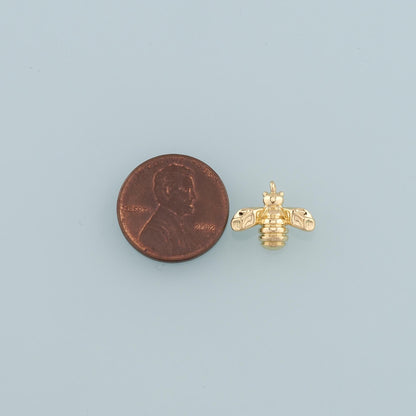 18K Gold Filled Charm Pendant for Jewelry Making
