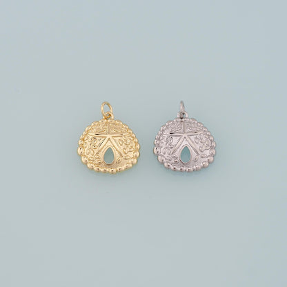 Gold Starfish Charms,18K Gold Filled Sea star Pendant,Starfish Charm Bracelet Necklace for DIY Jewelry Making Supply