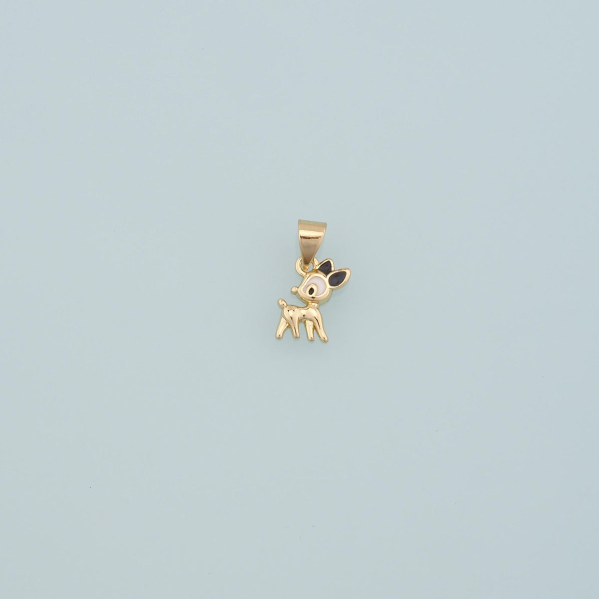 18K Gold Filled Hand Enamel Charm Pendant for Jewelry Making