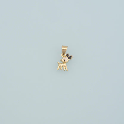 18K Gold Filled Hand Enamel Charm Pendant for Jewelry Making