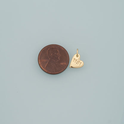 Gold Angel Numbers Charms,18K Gold Filled 11:11 Pendant,Heart Charm Bracelet Necklace for DIY Jewelry Making Supply