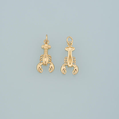 18K Gold Filled Charm Pendant for Jewelry Making