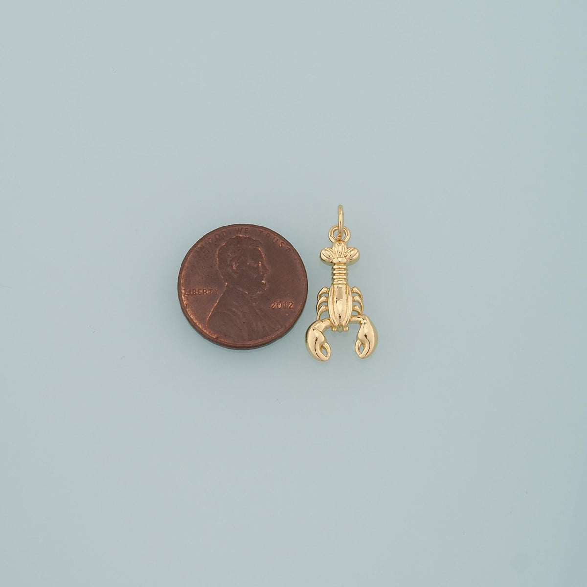18K Gold Filled Charm Pendant for Jewelry Making