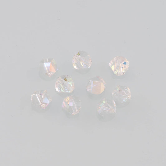5pcs Spiral Crystal Spacer Bead Crystal AB Rhinestones for DIY Craft Jewelry Making Supply
