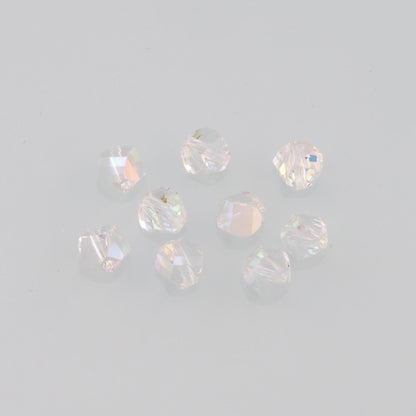 5pcs Spiral Crystal Spacer Bead Crystal AB Rhinestones for DIY Craft Jewelry Making Supply