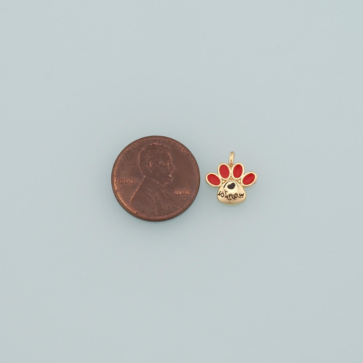 18K Gold Filled Cat Enamel Charm Pendant for Jewelry Making