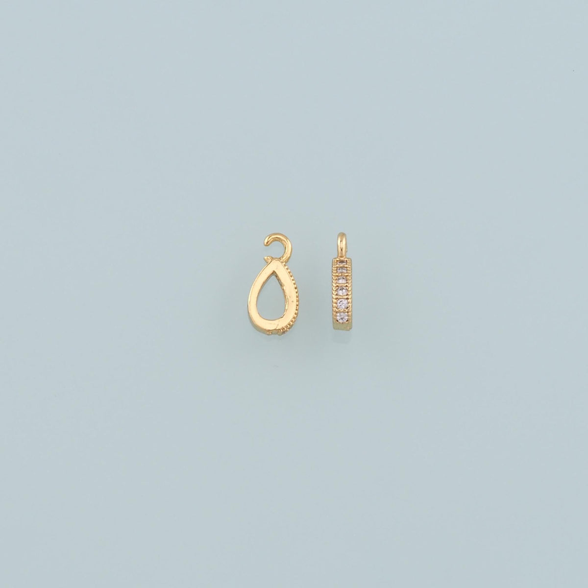 18K Gold Filled Hand Charm Pendant for Jewelry Making