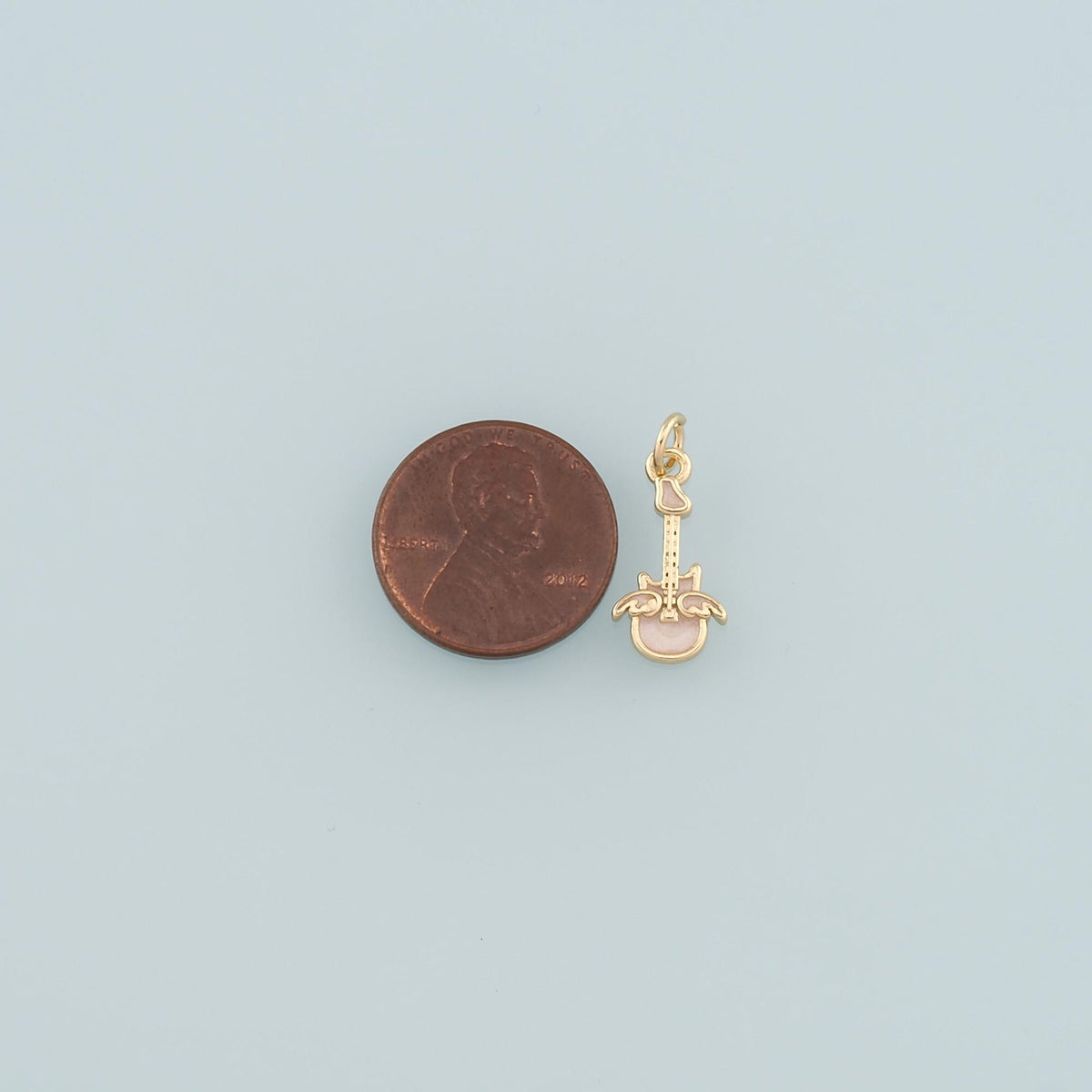18K Gold Filled Hand Enamel Charm Pendant for Jewelry Making