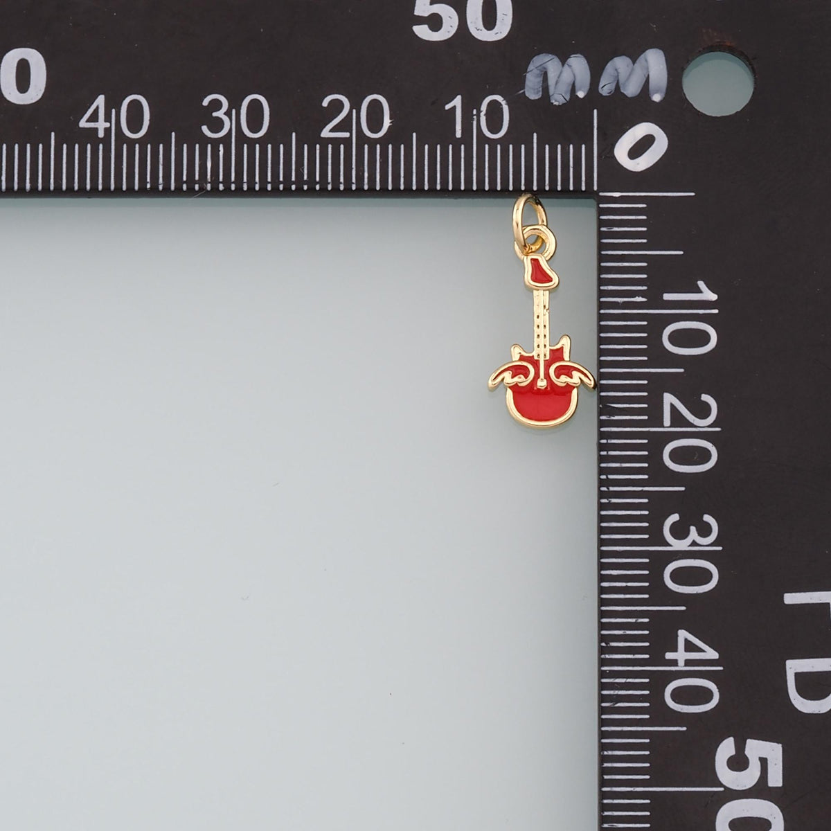 18K Gold Filled Hand Enamel Charm Pendant for Jewelry Making