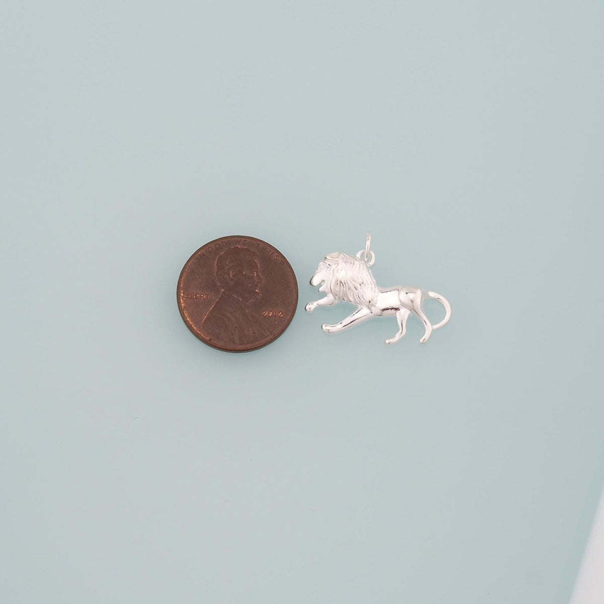 Gold Animal Charms,18K Gold Filled Lion Pendant,Dainy Lion Charm Bracelet Necklace for DIY Jewelry Making Supply