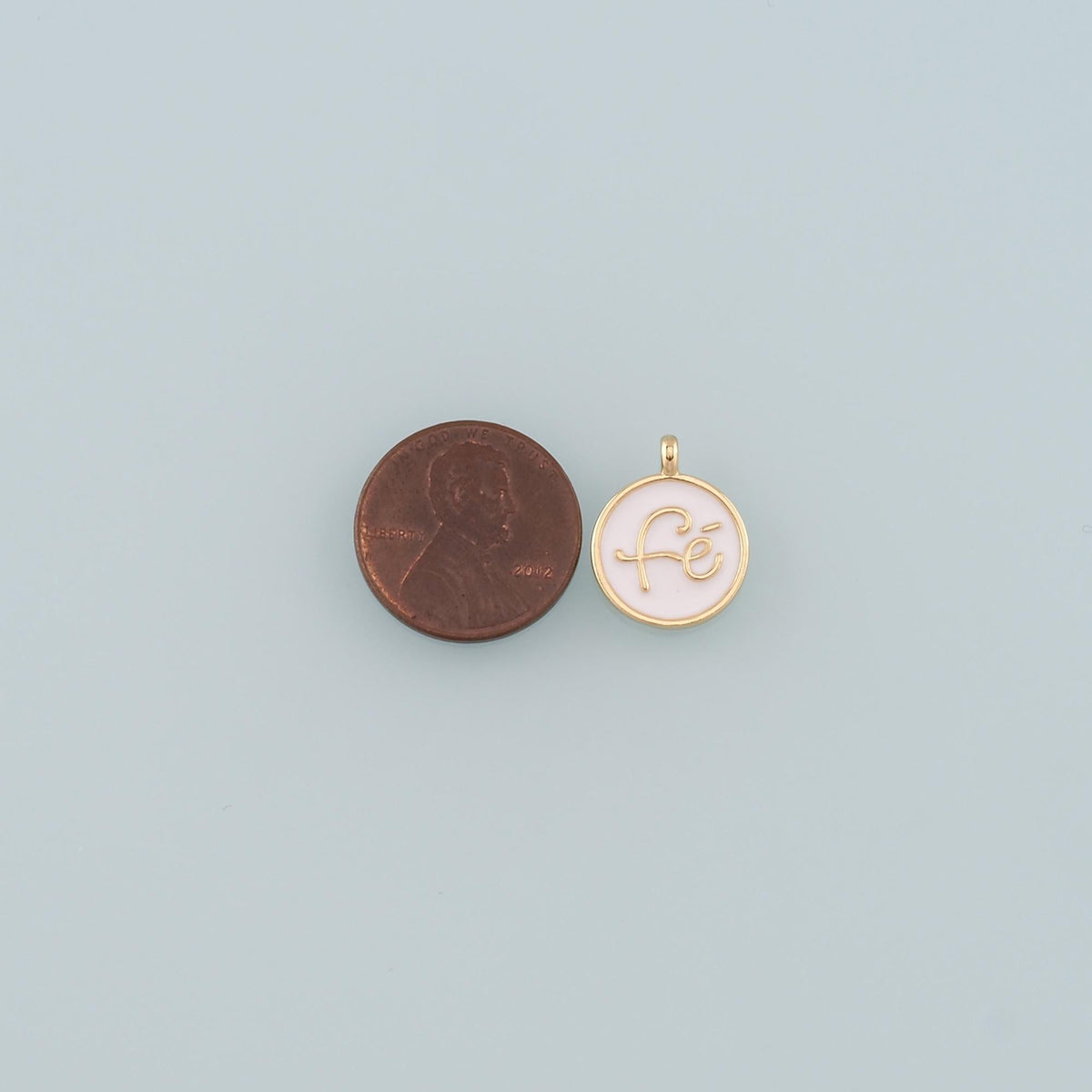 18K Gold Filled Hand Enamel Charm Pendant for Jewelry Making
