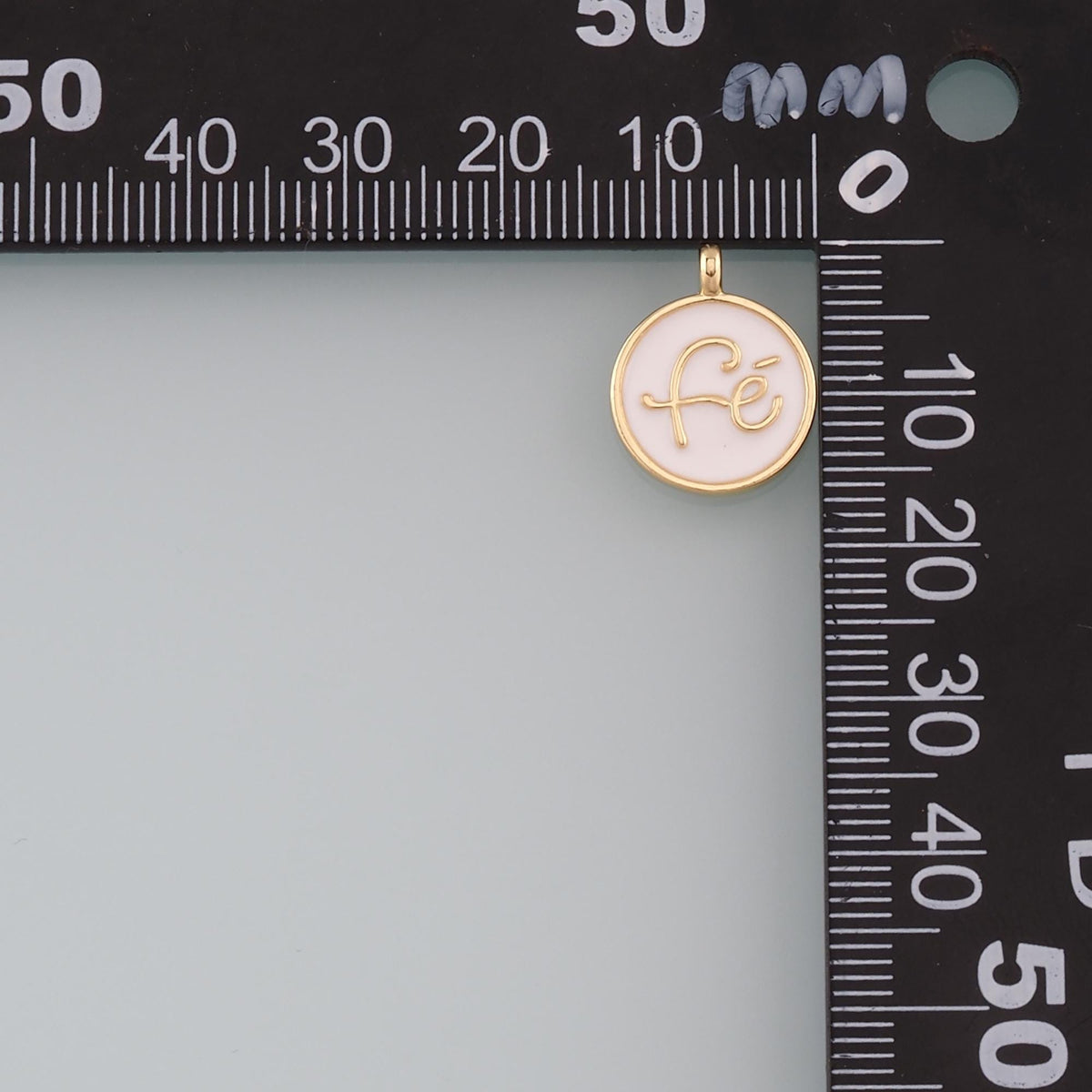18K Gold Filled Hand Enamel Charm Pendant for Jewelry Making