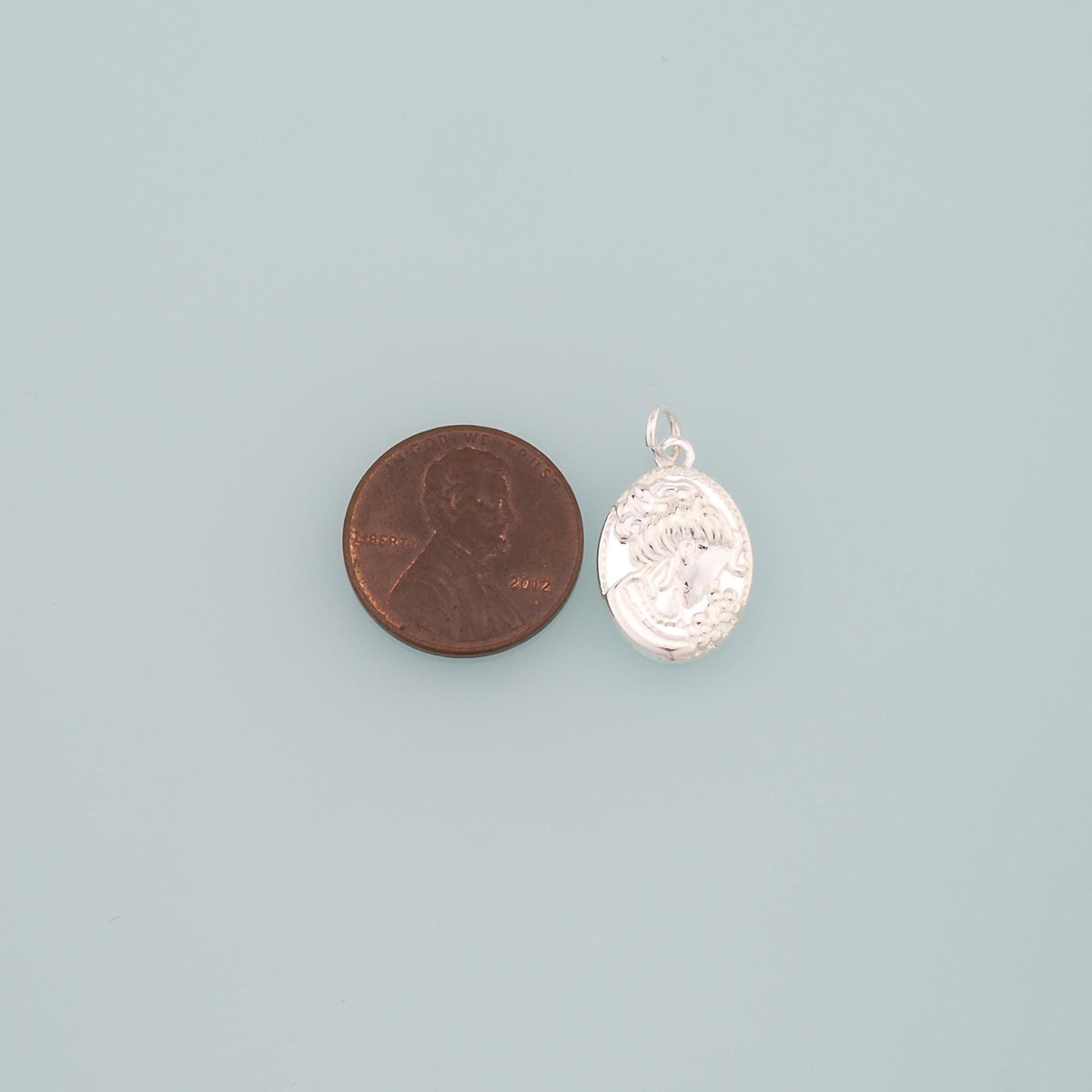 18K Gold Filled Virgin Mary Charm Pendant for Jewelry Making