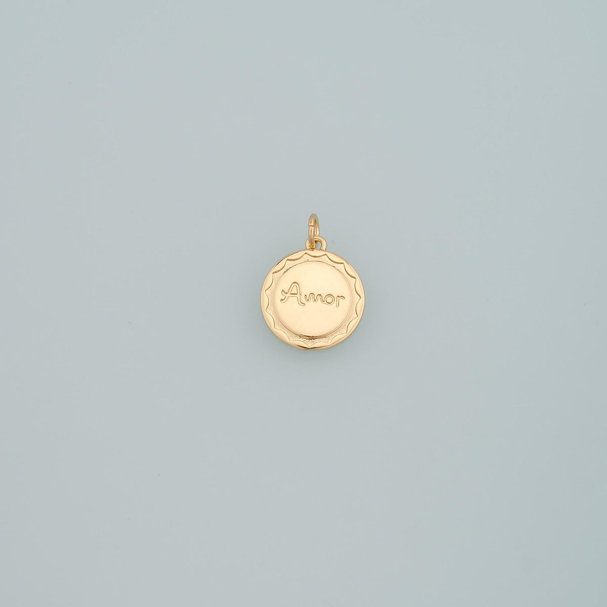 18K Gold Filled Charm Pendant for Jewelry Making
