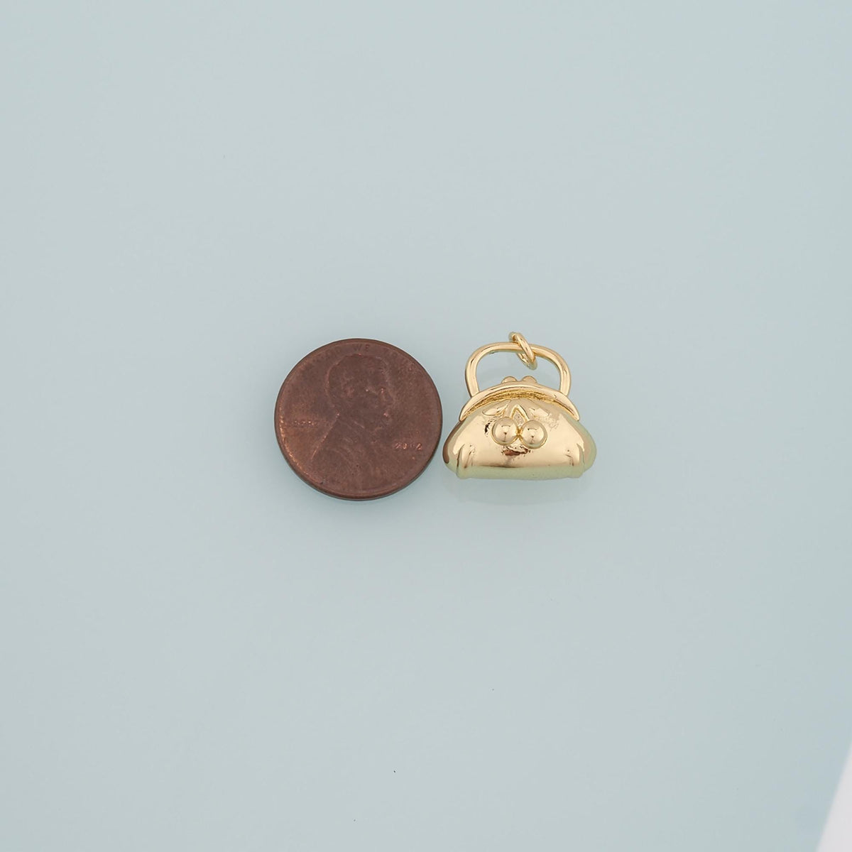 18K Gold Filled Charm Pendant for Jewelry Making