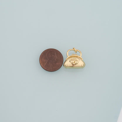 18K Gold Filled Charm Pendant for Jewelry Making