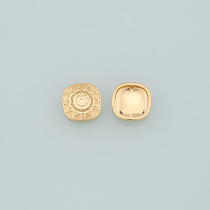 Gold Sun Spacer Beads Charms,18K Gold Filled Sun Bracelet Necklace for DIY Jewelry Making Supply
