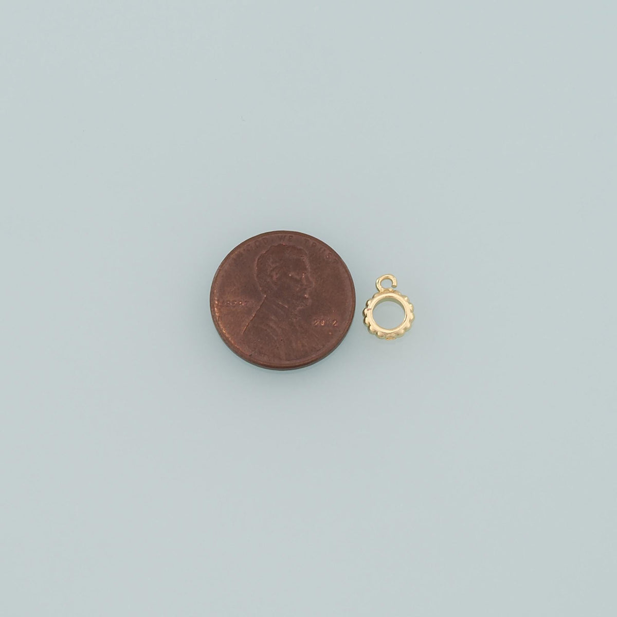 18K Gold Filled Hand Charm Pendant for Jewelry Making