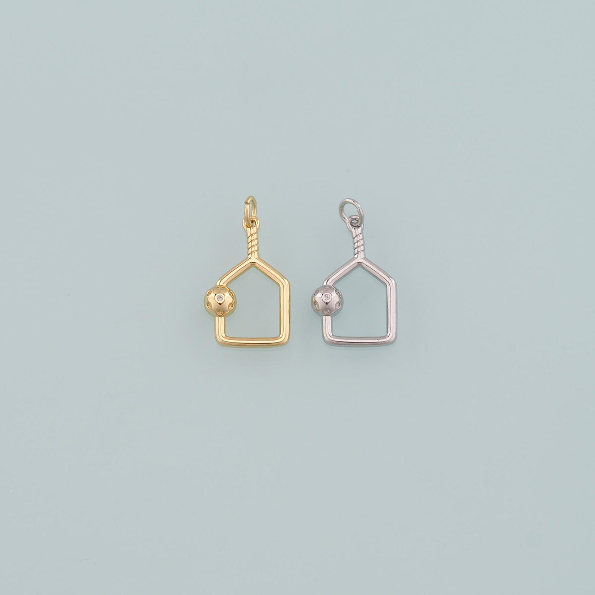 18K Gold Filled Hand Charm Pendant for Jewelry Making