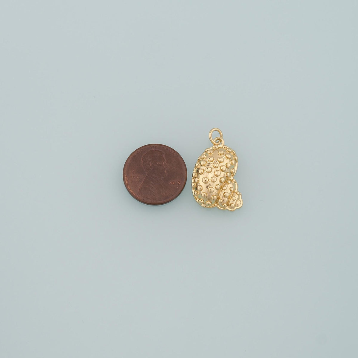 Gold Conch Charms,18K Gold Filled Shell Pendant,Conch Shell Charm Bracelet Necklace for DIY Jewelry Making Supply