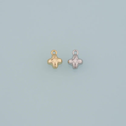 18K Gold Filled Cross Charm Pendant for Jewelry Making