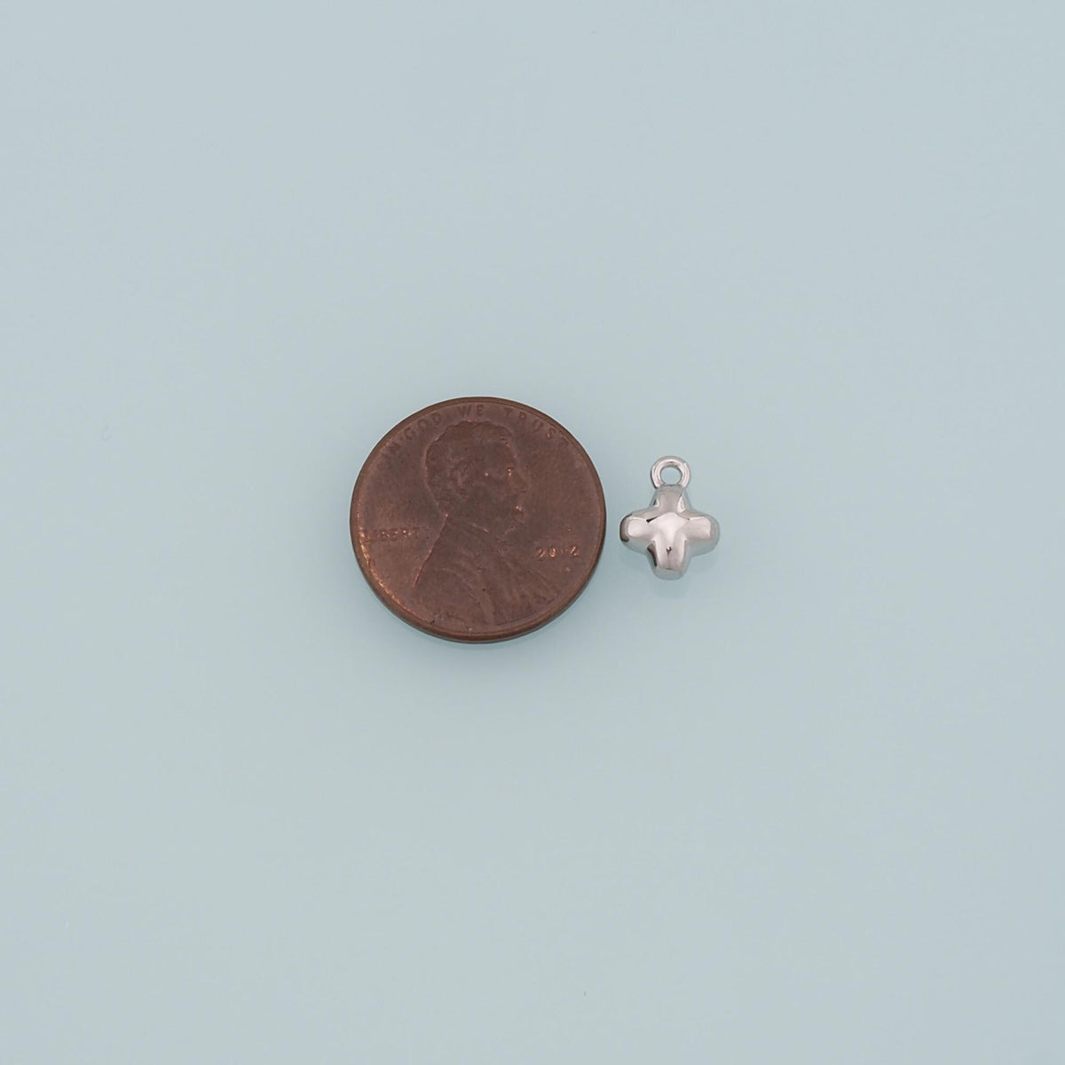 18K Gold Filled Cross Charm Pendant for Jewelry Making