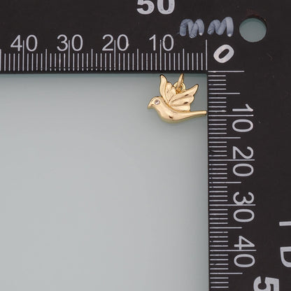 18K Gold Filled Hand Charm Pendant for Jewelry Making